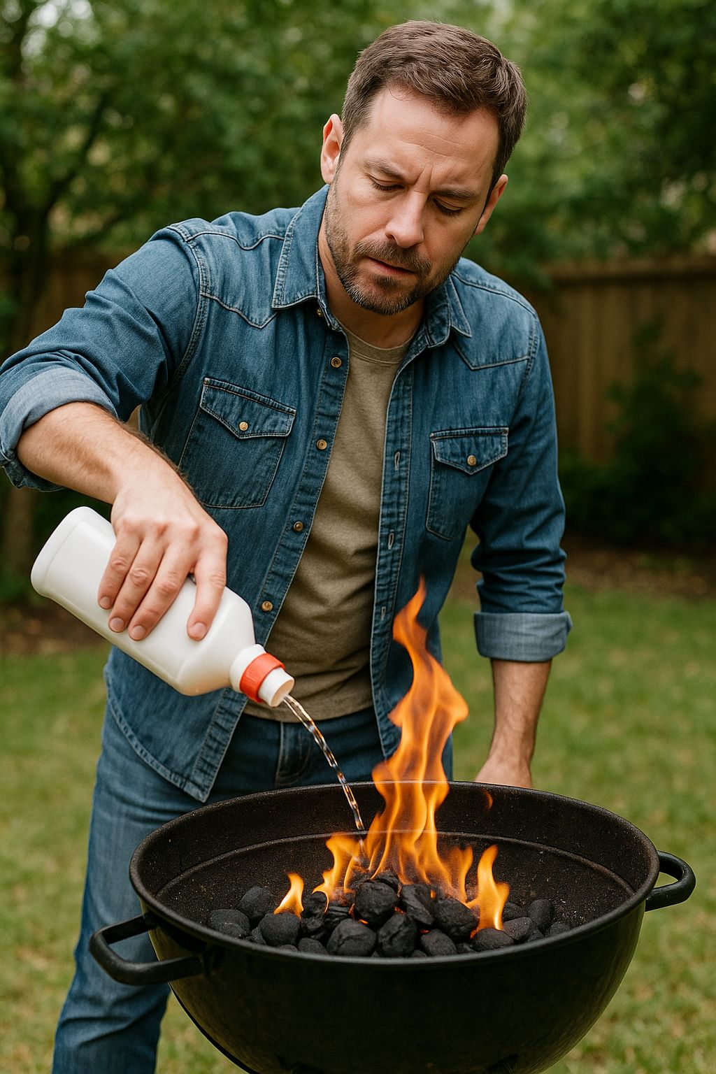 Barbecue — brûlure