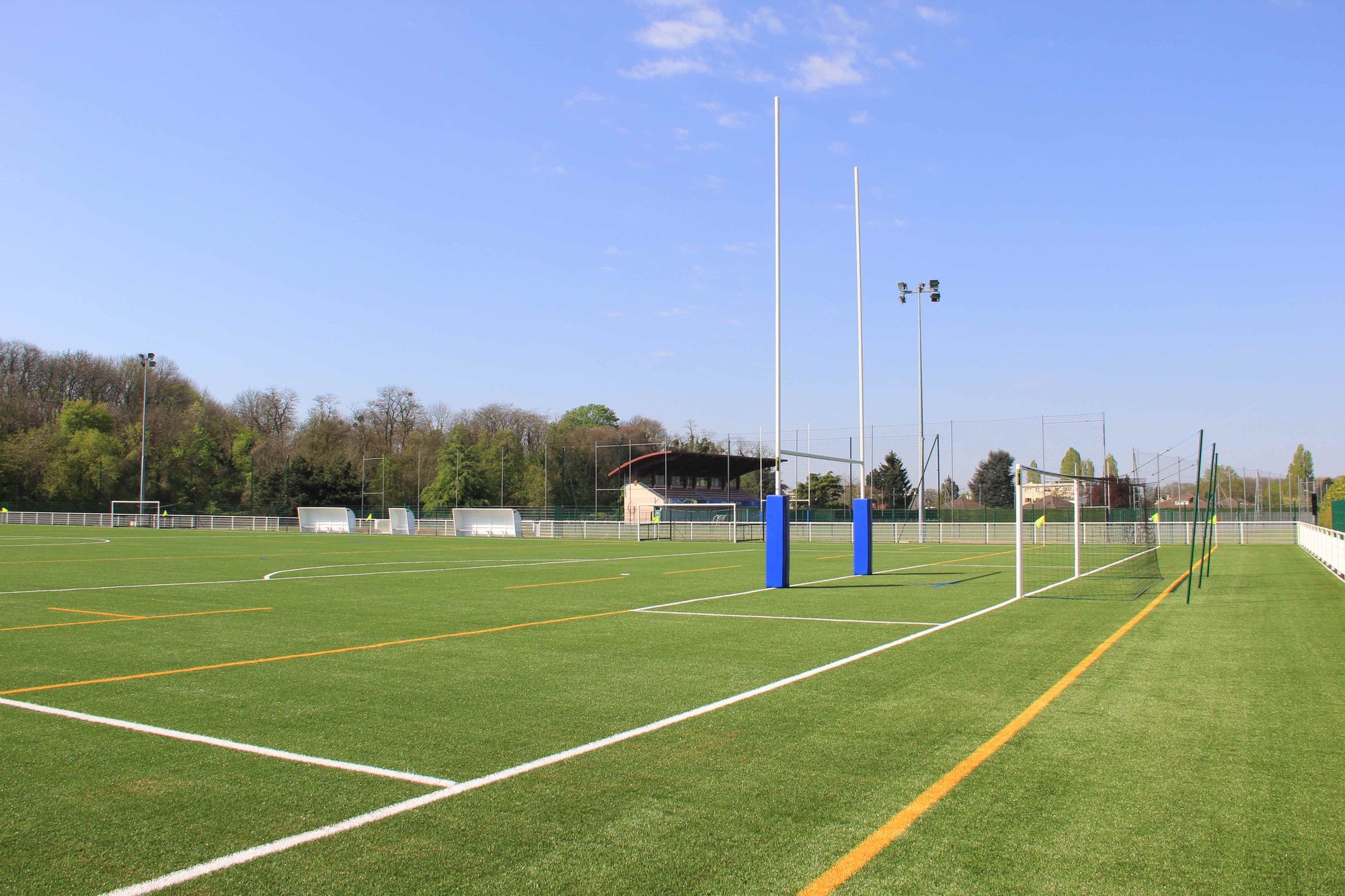 Terrain de rugby